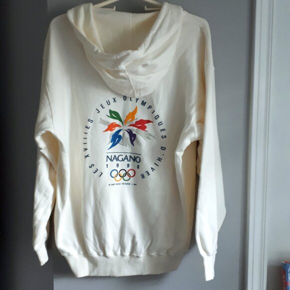 Genuine 1998 Nagano Olympics Hoodie Sweatshirt - Picture 3 of 9